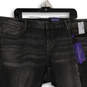 NWT Womens Black Thompson Tomboy Denim Distressed Skinny Leg Jeans Size 22 image number 3