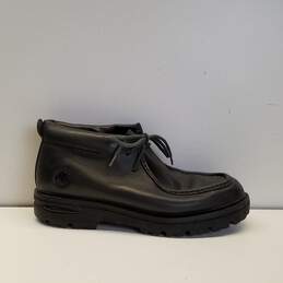 Timberland Leather Wallaby Chukka Sneaker Black 10.5