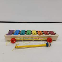 1960 Vintage Fisher Price Pull A Tune Xylophone Pull Toy