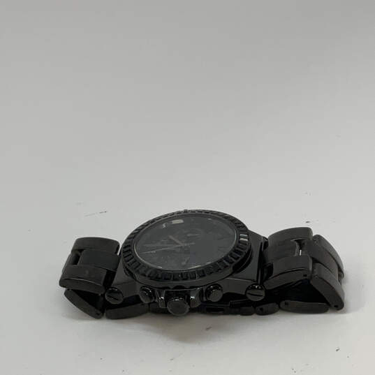Designer Michael Kors Dylan MK-5850 Black Chronograph Dial Analog Watch image number 2