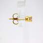 14K Yellow Gold 0.28 CTTW Round Diamond Stud Earrings 0.5g image number 3