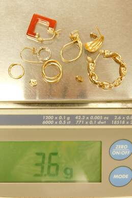 14k Yellow Gold Scrap Jewelry s/Stones 3.6g
