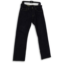 Mens Black The Protege Denim 5-Pocket Design Straight Leg Jeans Size 30x32
