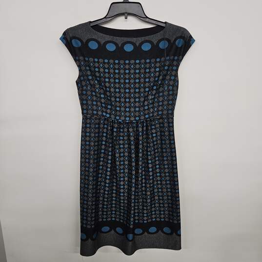 Grey Blue Black Sleeveless Dress image number 1