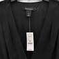 White House Black Market Black Faux Wrapped Midi Dress Women's Size 4 image number 4