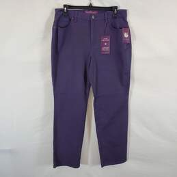 Gloria Vanderbilt Women Purple Jeans 10 NWT
