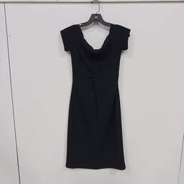 Charles Chang-Lima Women's Black Front Cross Knot Dress Size 10