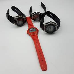 Casio Illuminator / Wave Ceptor Men's Digital Sports Watches - Lot of 4