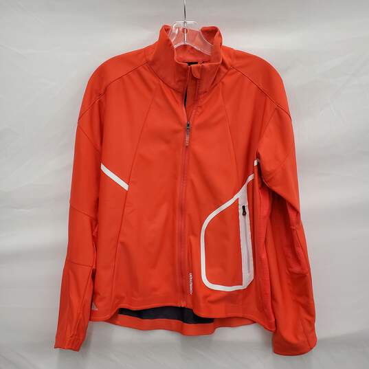 Adidas Formation WM's Climaproof Coral Pink Insulated Jacket Size M image number 1