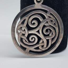 Silpada Vintage Sterling Silver Celtic Knot Pendant 20.9g alternative image