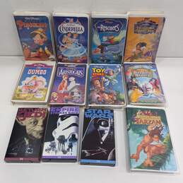 VHS Disney Movies Assorted 12pc Lot