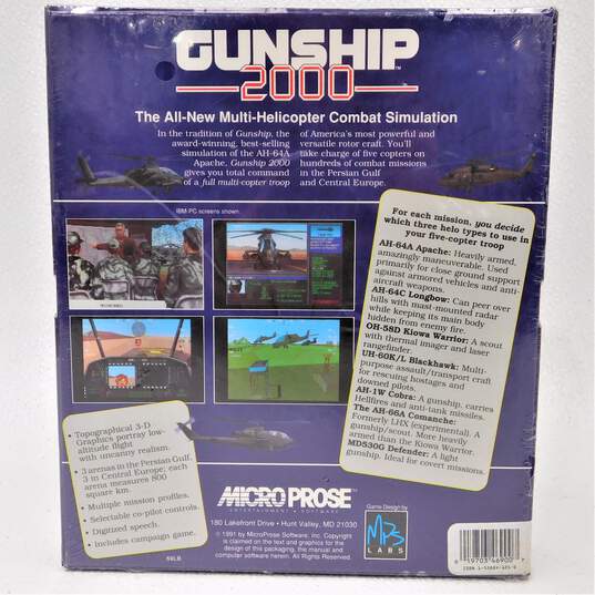 Gunship 2000 PC Games New/Sealed image number 6