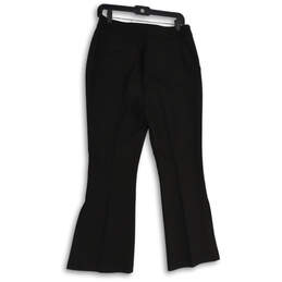 NWT Womens Black Pleated Slash Pocket Bootcut Leg Ankle Pants Size 8 alternative image