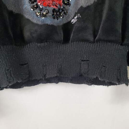 Rosso Women's Black Sweater SZ L image number 4