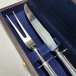 Vintage Hampton Silversmiths Stainless Steel Serving Fork & Knife