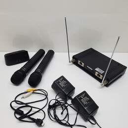 VTG. Acesonic *P/R Untested* WH-968 Dual Wireless Mics W/Transmitter System & Charger alternative image