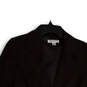 Womens Brown Long Sleeve Notch Lapel Flap Pockets Two Button Blazer Size 6 image number 3