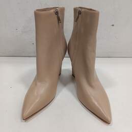 Marc Fisher Women's MLDAYNA Taupe Leather Dayna Wedge Bootie Size 8.5M