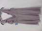 Women's Lavender Short Flutter Sleeve Dress Size 14 NWT image number 2