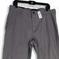 NWT Mens Gray Mason Slash Pocket Flat Front Stretch Chino Pants Size 35x34 image number 1