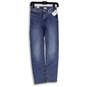 NWT Womens Blue Denim Medium Wash 5-Pocket Design Skinny Leg Jeans Sz 00/24 image number 1