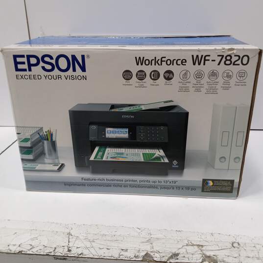 Workforce Printer Model WF-7820 in Box image number 1