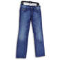 Womens Blue Denim Medium Wash 5 Pocket Design Straight Jeans Size W 29 L23 image number 1
