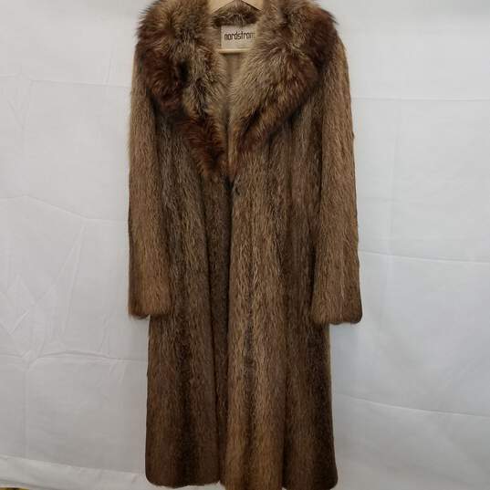 Nordstrom Vintage Beaver Fur Coat image number 1