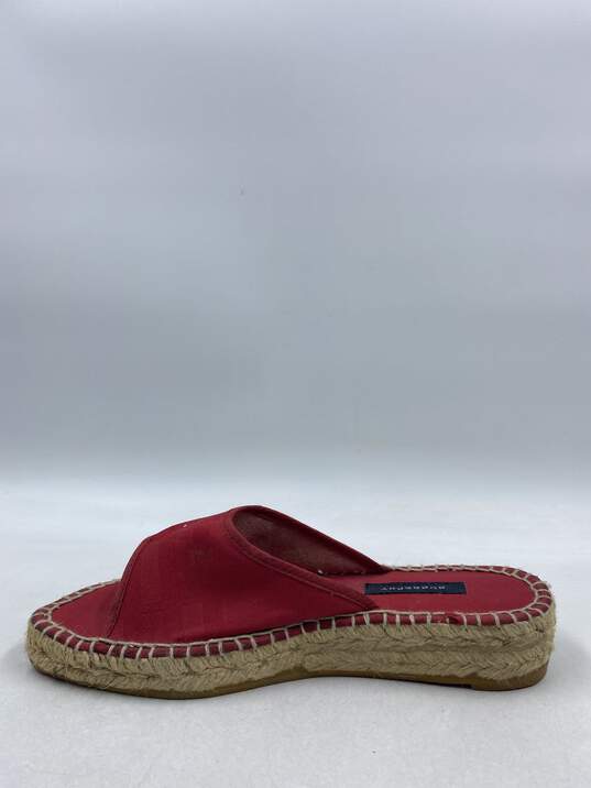 Authentic Burberry Red Slip-On W5.5 image number 2