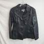 Wilsons Leather Button Up Black Leather Jacket Women's Size M image number 1