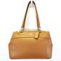 COACH F25397 Mini Lillie Carryall Brown Leather Shoulder Satchel bag image number 1