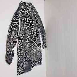 Wm Laundry Shelli Segul Black & White Leopard/Zebra Print Design Skirt Sz XS alternative image
