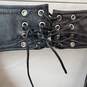 First Class Leather Gear Black Motorcycle Chaps Men's M image number 5