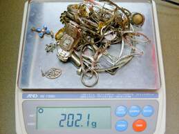 925 silver SCRAP Jewelry & stones 202.1g