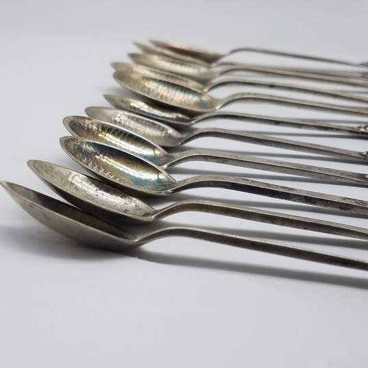 830s Silver & Enamel Souvenir Spoon 11pcs 190.0g image number 5