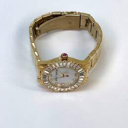 Designer Betsey Johnson BJ00247-08 Gold-Tone Rhinestone Analog Wristwatch alternative image