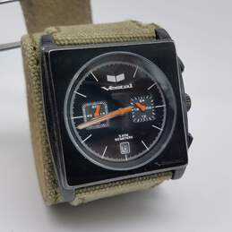 Vestal 41mm Black Multi Dial Canvas Watch 124g