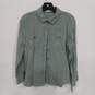 Calvin Klein Jeans Women's Mint Green Button Up Shirt Size XS NWT image number 1