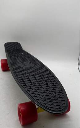 Penny Seven Plastic Appearance Black w/ Retro Red Wheels Skate Board Small alternative image