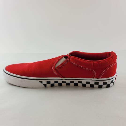 Vans Classic Asher Slip One Sneakers Red 12 image number 1