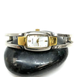 Designer Bulova C864021 Water Resistant Analog White Quartz Wristwatch alternative image