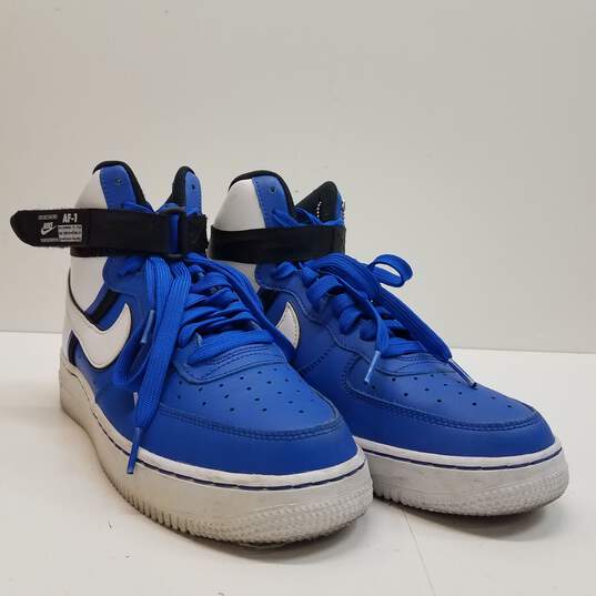 Nike Air CI2164-400 Force 1 High LV8 2 Game Royal Sneakers Size 7Y Women's Size 8.5 image number 3