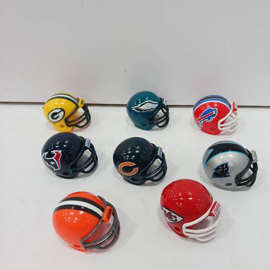 Lot of Miniature Football Helmets & Accessories Bundle image number 5
