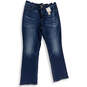 NWT Womens Blue Denim Medium Wash 5-Pocket Design Bootcut Jeans Size 2.5 R image number 1