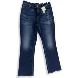 NWT Womens Blue Denim Medium Wash 5-Pocket Design Bootcut Jeans Size 2.5 R