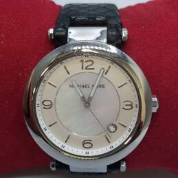 Michael Kors MK5072 MOP 39mm Quartz Leather Watch 57.0g