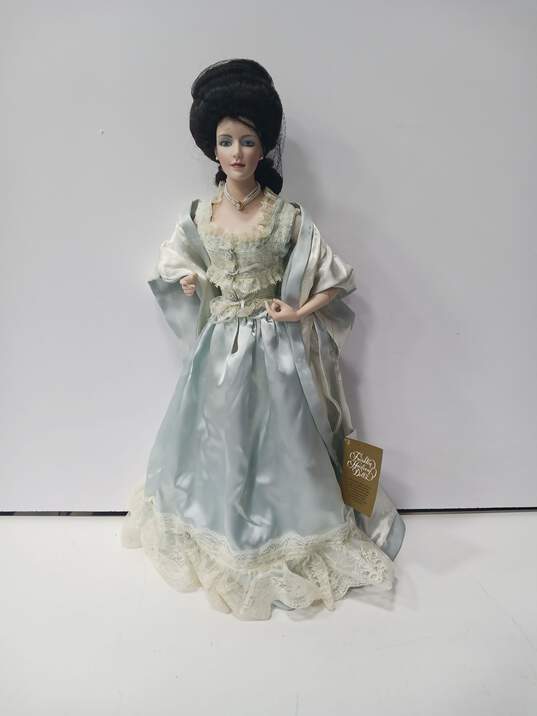 Franklin Heirloom Porcelain Doll IOB image number 1