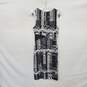Trina Turk Black & White Open Knit Cut Out Sleeveless Dress WM Size 4 NWT image number 2