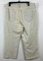 Chico's Ivory Cropped Jeans - Size 3 image number 2