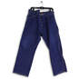 Mens Blue Denim Medium Wash Straight Leg Carpenter Jeans Size 38X30 image number 1